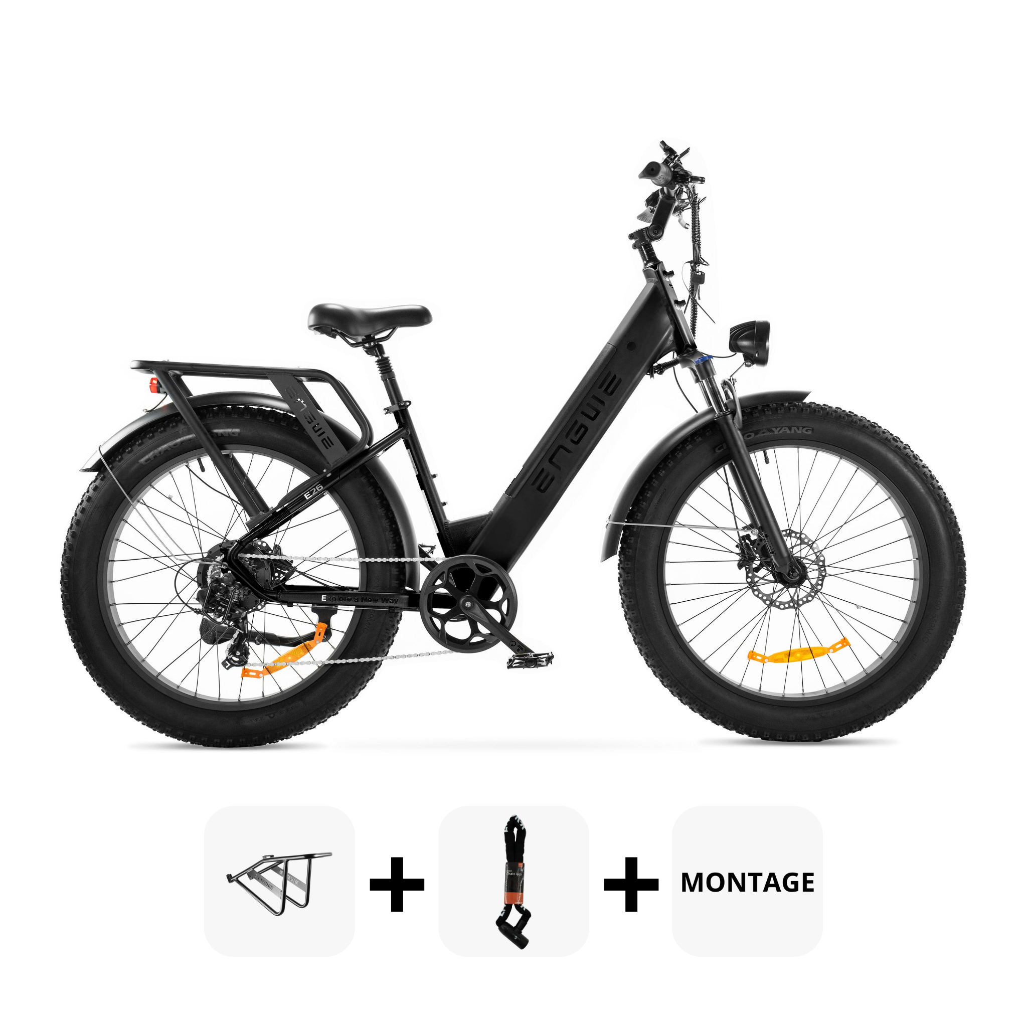 Combi-Deal! | ENGWE E26 - Lage Instap - Zwart