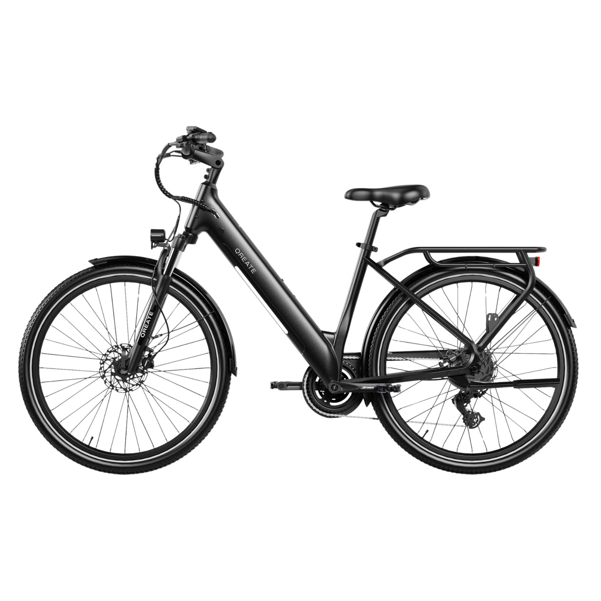 QREATE City Air Jetty Black (zwart) – linkerzijaanzicht