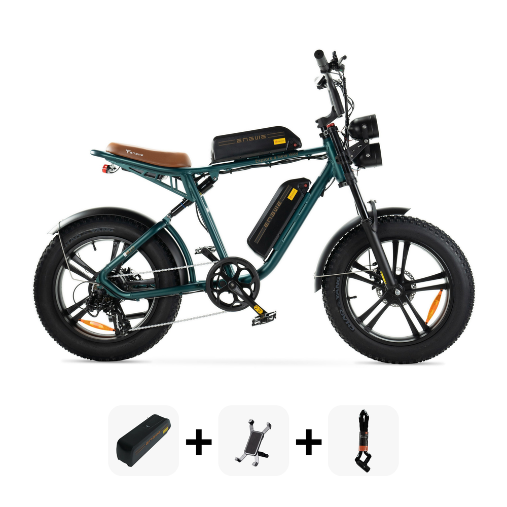 Combi-Deal! | ENGWE M20 - Dubbele Accu - Groen