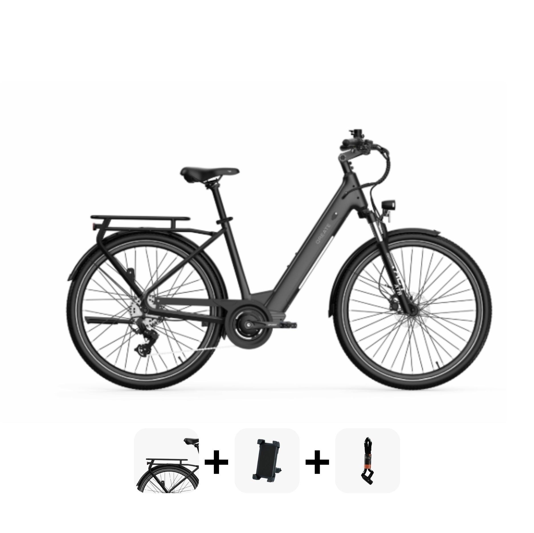QREATE - City Pro Jetty Black | Combi-Deal